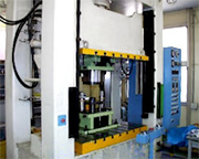 100ton oil hydraulic press machine test